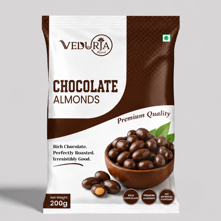 Chocolate Almonds – Premium Sweet Delight by Vedurja