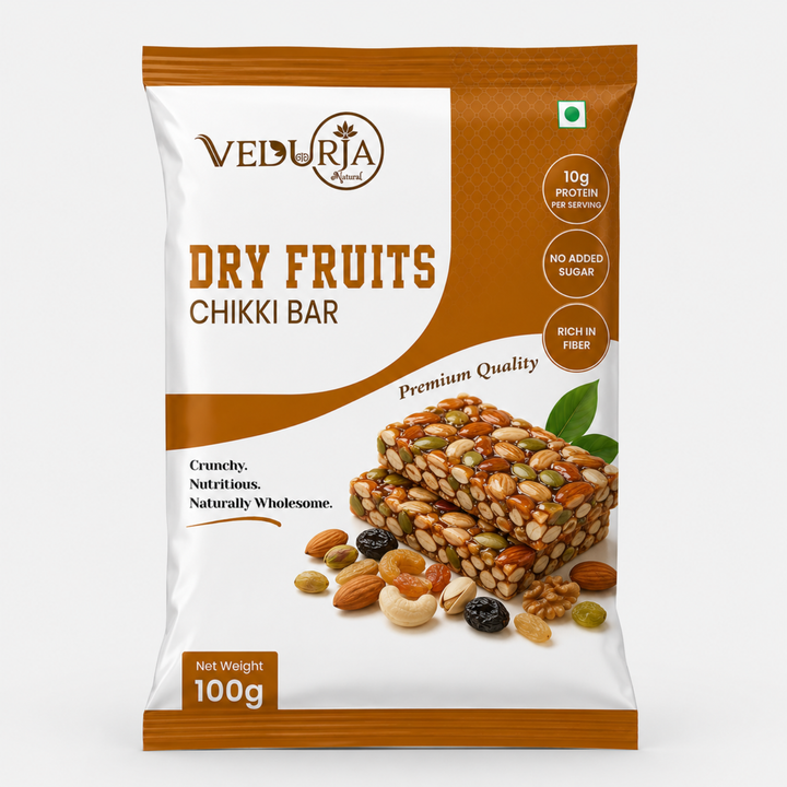 Dry Fruits Chikki – Nutritious Sweet Treat by Vedurja