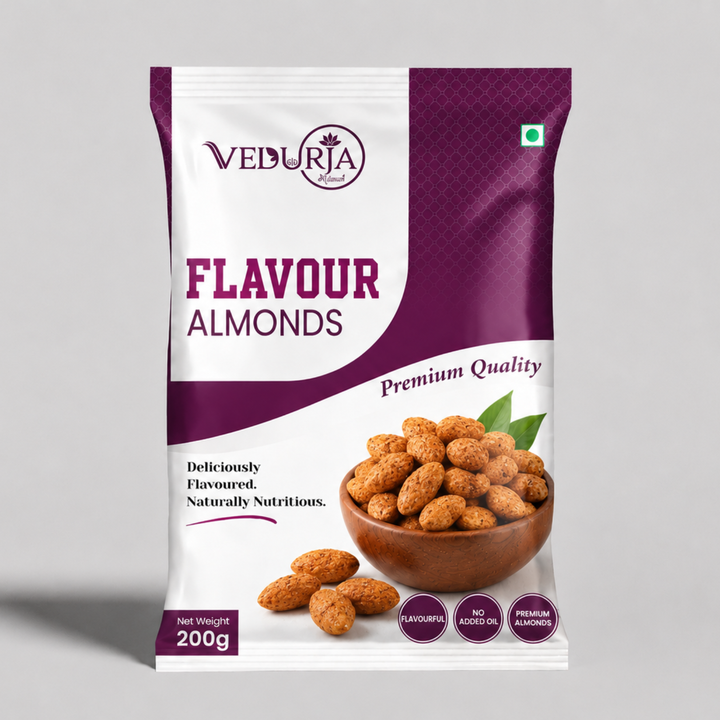 Flavour Almonds – Tasty & Nutritious by Vedurja