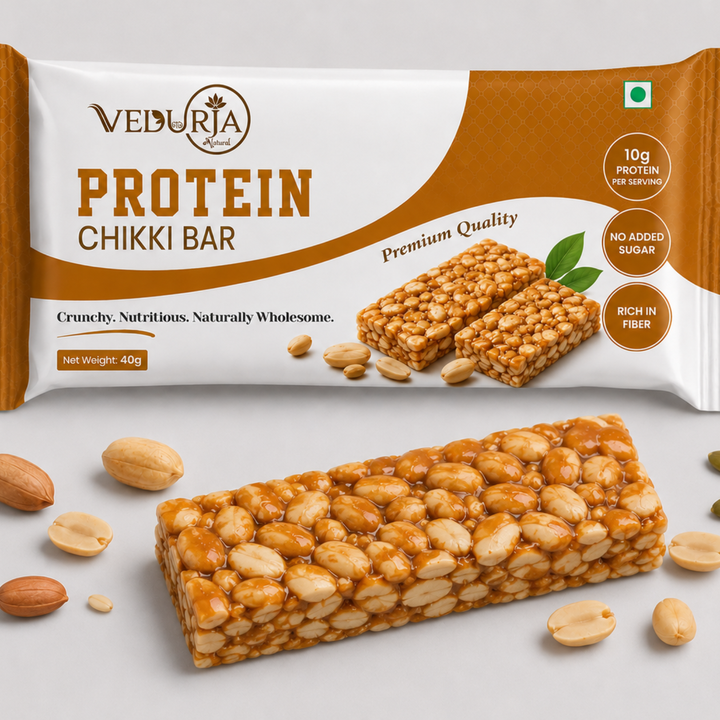 Protein Chikki – Healthy Energy Snack by Vedurja